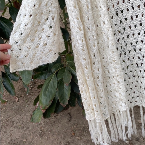 Long Crochet Knit Cardigan - Picture 2 of 7